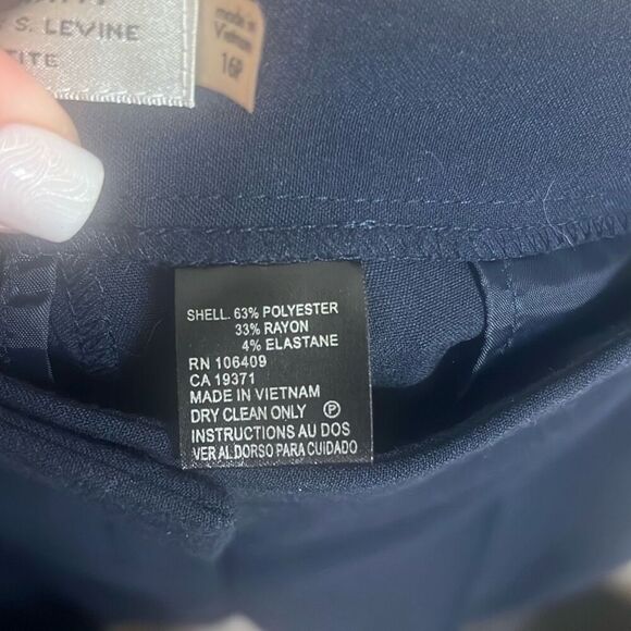 ✨Tahari by Arthur S. Levine Bi Stretch Alyssa Sz 16P Pants✨ - Picture 8 of 8